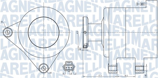 Alternator/Dynamo Magneti Marelli 063731999010