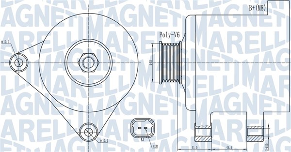 Alternator/Dynamo Magneti Marelli 063732015010