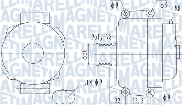 Alternator/Dynamo Magneti Marelli 063732055010