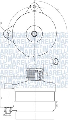 Alternator/Dynamo Magneti Marelli 063732188010