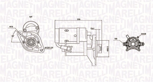 Starter Magneti Marelli 063721089010