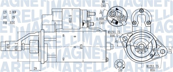 Starter Magneti Marelli 063721114010