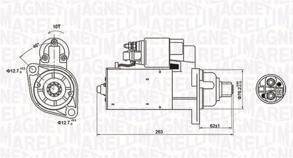 Starter Magneti Marelli 063721181010