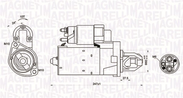 Starter Magneti Marelli 063721249010