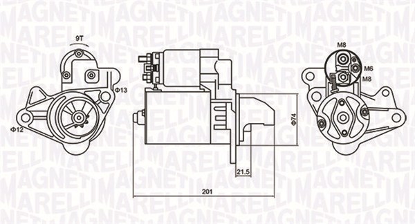 Starter Magneti Marelli 063721254010