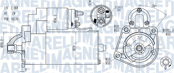 Starter Magneti Marelli 063721271010