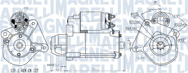 Starter Magneti Marelli 063721275010