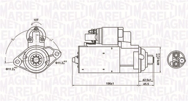 Starter Magneti Marelli 063721286010