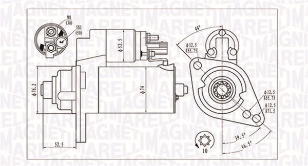 Starter Magneti Marelli 063721293010