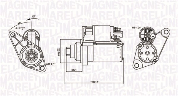 Starter Magneti Marelli 063721330010