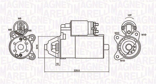 Starter Magneti Marelli 063721336010