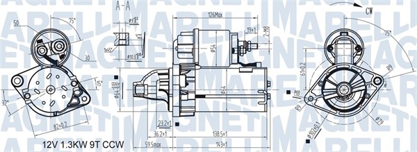 Starter Magneti Marelli 063721346010