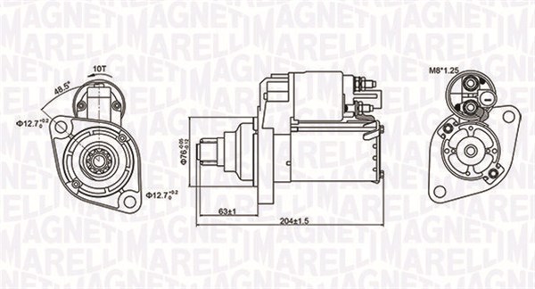 Starter Magneti Marelli 063721347010