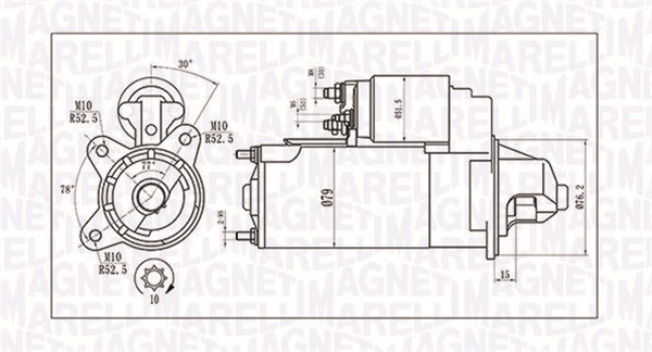 Starter Magneti Marelli 063721396010