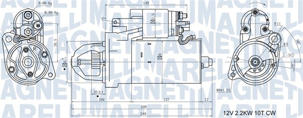 Starter Magneti Marelli 063721411010