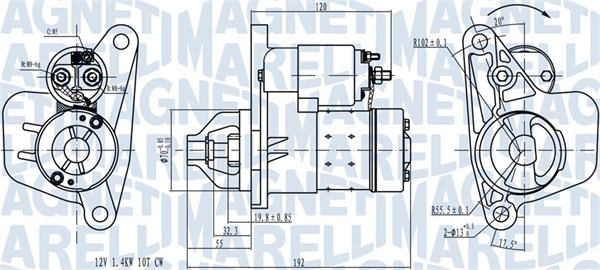 Starter Magneti Marelli 063721418010