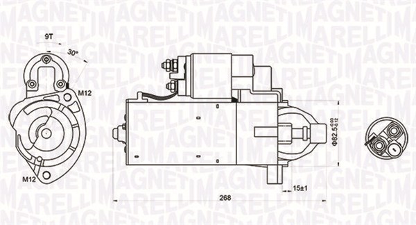 Starter Magneti Marelli 063721423010