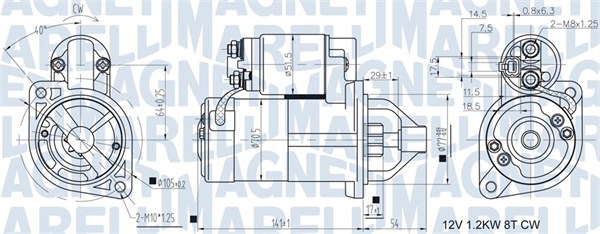 Starter Magneti Marelli 063721433010