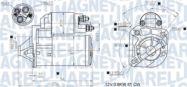 Starter Magneti Marelli 063721442010