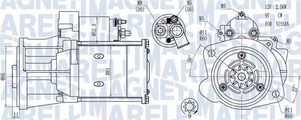 Starter Magneti Marelli 063721491010