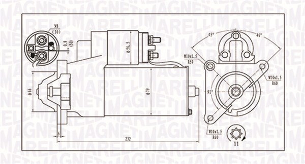 Starter Magneti Marelli 063720373010