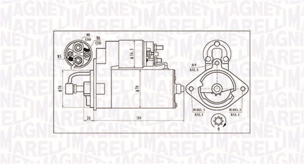 Starter Magneti Marelli 063720984010