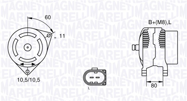 Alternator/Dynamo Magneti Marelli 063533251220