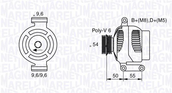 Alternator/Dynamo Magneti Marelli 063377024010