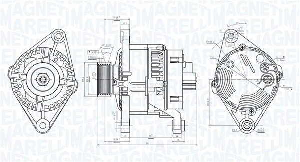 Alternator/Dynamo Magneti Marelli 063731084010