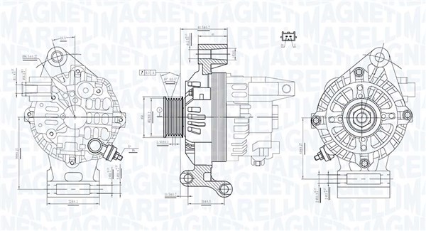 Alternator/Dynamo Magneti Marelli 063731474010