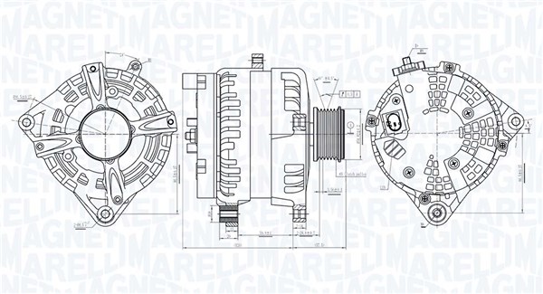 Alternator/Dynamo Magneti Marelli 063731513010