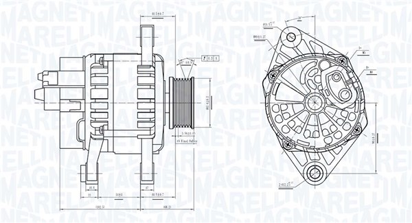 Alternator/Dynamo Magneti Marelli 063731743010