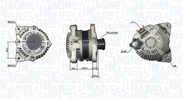 Alternator/Dynamo Magneti Marelli 063732186010