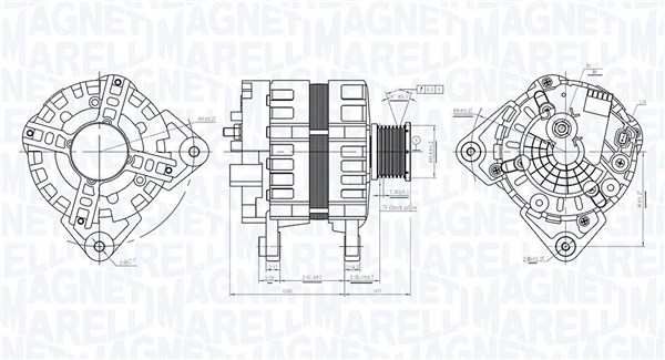 Alternator/Dynamo Magneti Marelli 063736095010