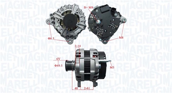 Alternator/Dynamo Magneti Marelli 063736195010