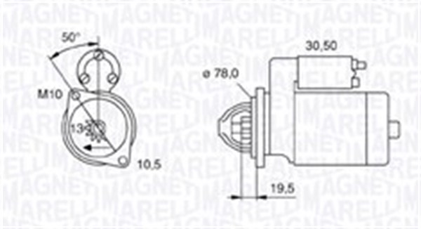 Starter Magneti Marelli 063721158010