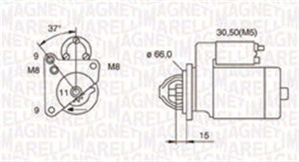 Starter Magneti Marelli 063721260010