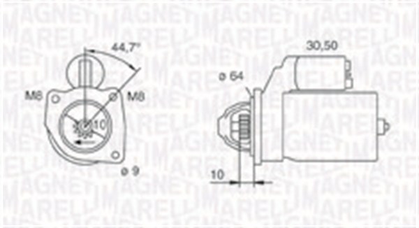 Starter Magneti Marelli 063720371010