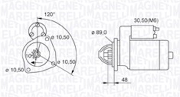 Starter Magneti Marelli 063721268010