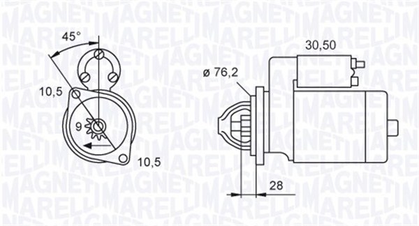 Starter Magneti Marelli 063720040010