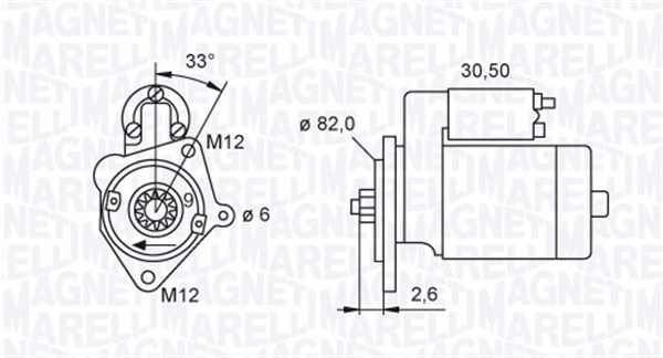 Starter Magneti Marelli 063721392010