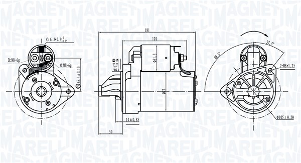 Magneti Marelli Starter 063721303010