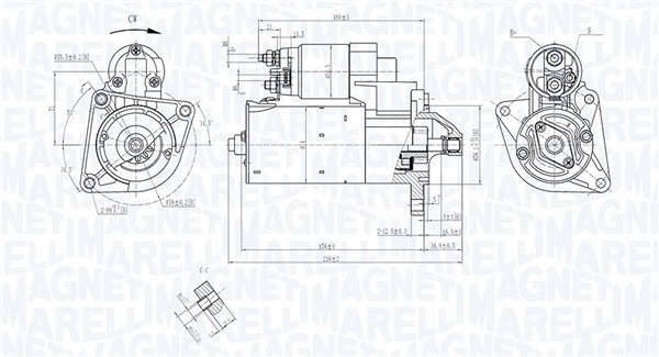 Starter Magneti Marelli 063721447010