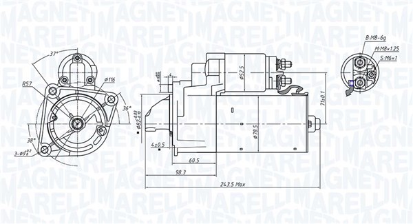 Magneti Marelli Starter 063725717010