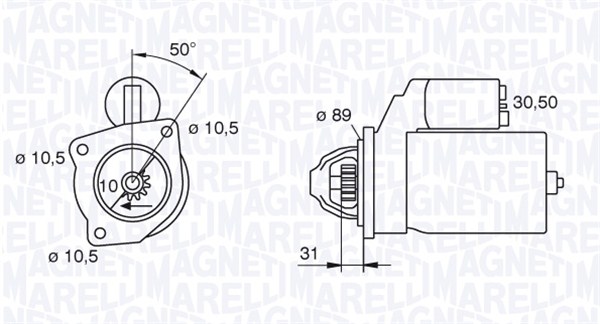 Starter Magneti Marelli 063227602010