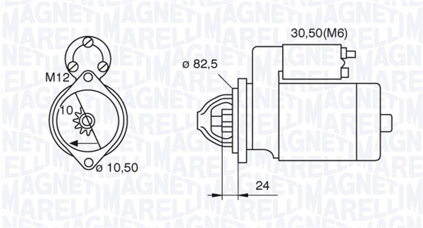 Starter Magneti Marelli 063521090680