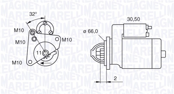 Starter Magneti Marelli 063521081800