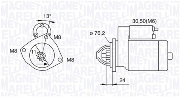 Starter Magneti Marelli 063521090110