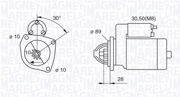 Starter Magneti Marelli 063522188120