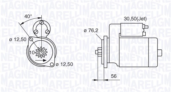 Starter Magneti Marelli 063521204000